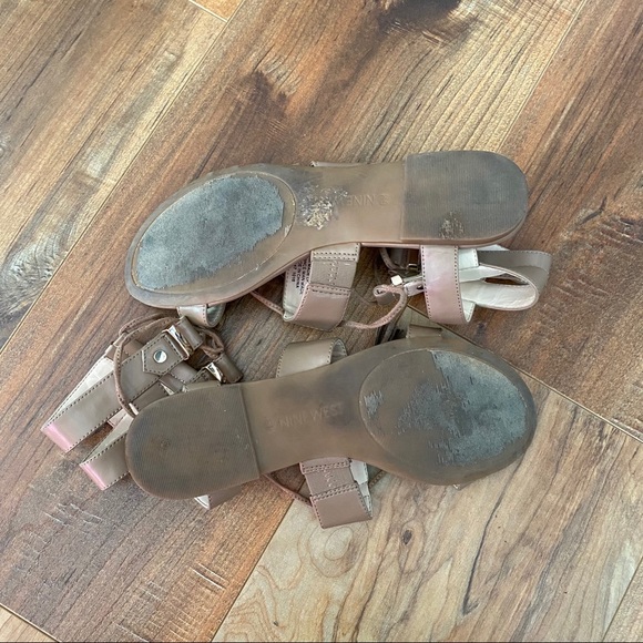 Nine West Decima Gladiator sandals Nude lace up - Picture 8 of 10